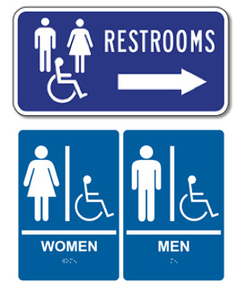 Bathroom Signage
