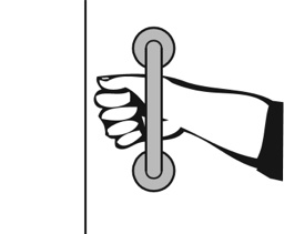 Door Pulls on Both Sides of Doors