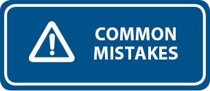 Common Mistakes